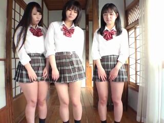 Japanese Teen Girls' Upskirt Fun Caught on Camera!